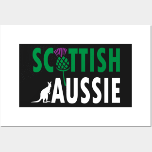 Scottish Aussie (for dark backgrounds) Posters and Art